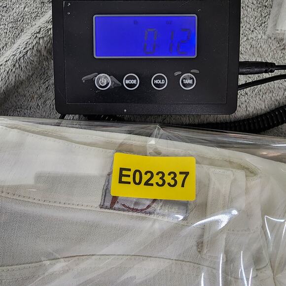 Vintage Y2K Duplex by Tyte Jeans Womens 6 White Mid Rise Capri Stretch Denim - Picture 13 of 13